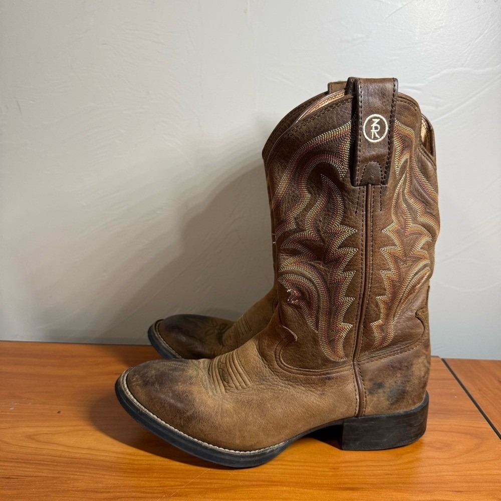 Tony Lama 3R Performance Work Boots RR1101 Mens 7D Womens 8.5 Brown Leather
